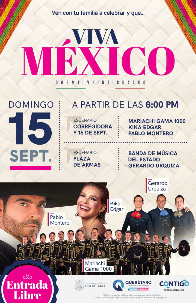 Anuncian dos conciertos con motivos de las Fiestas Patrias 2024