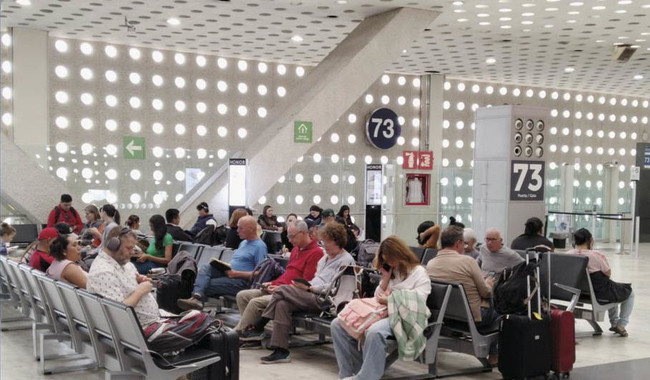 México registra aumento en llegada de turistas internacionales vía aérea durante 2024