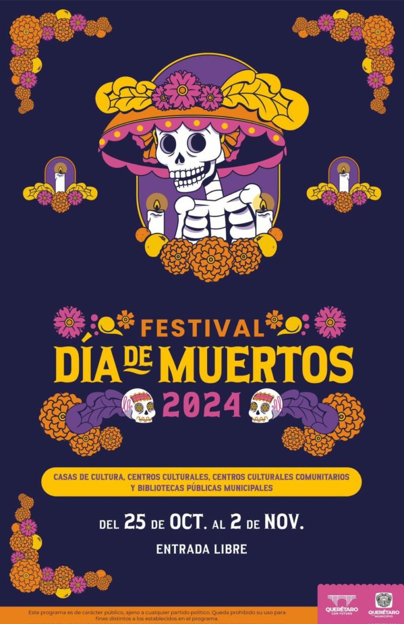 Felifer Macías presenta actividades del Festival del Día de Muertos en Querétaro, inicia el próximo viernes
