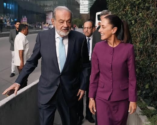 Sheinbaum Anuncia colaboración con Carlos Slim para impulsar inversión por Nearshoring en México