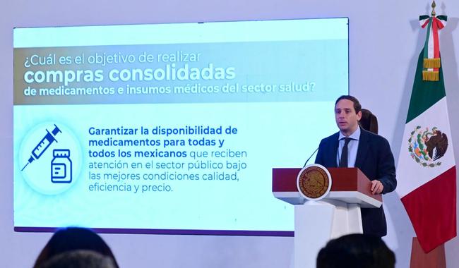 México presenta nuevo modelo de compra de medicamentos más transparente y eficiente
