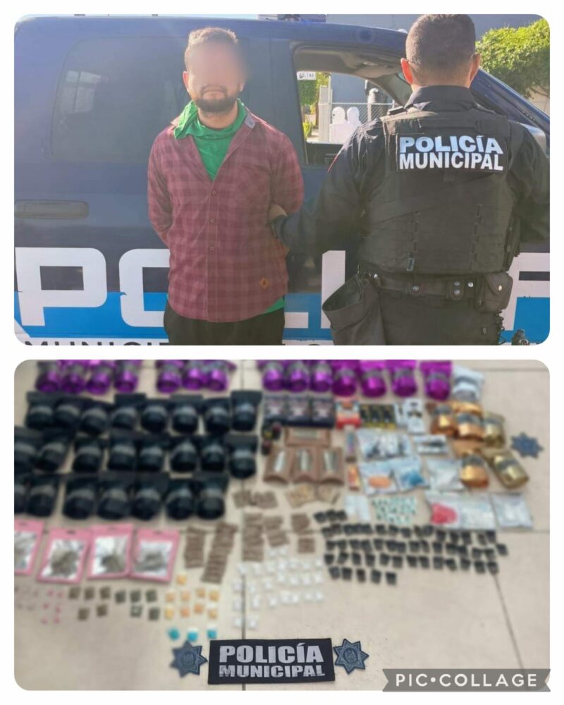 Detienen a Hombre con Sustancias Ilícitas en Corregidora: Un Caso de Narcotráfico