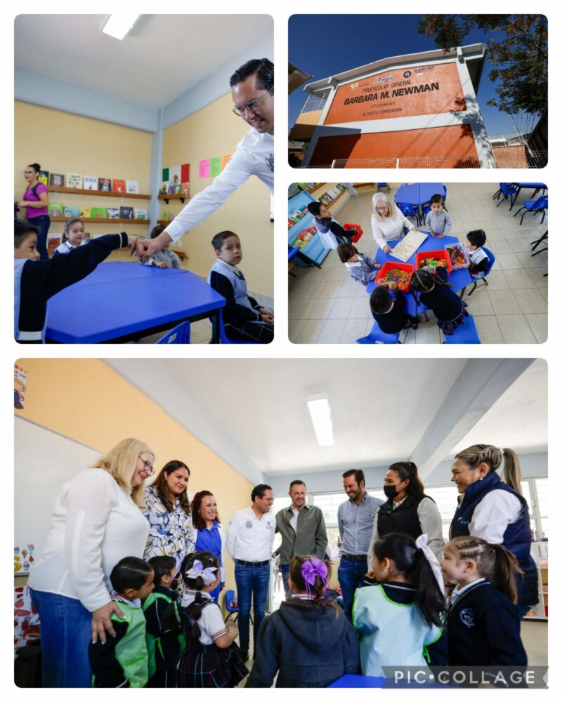 Mauricio Kuri entrega nuevo edificio en preescolar de Corregidora