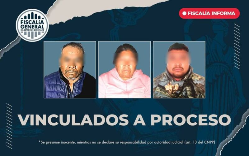 Vinculan a proceso a tres personas por el asesinato de una mujer en San Clemente