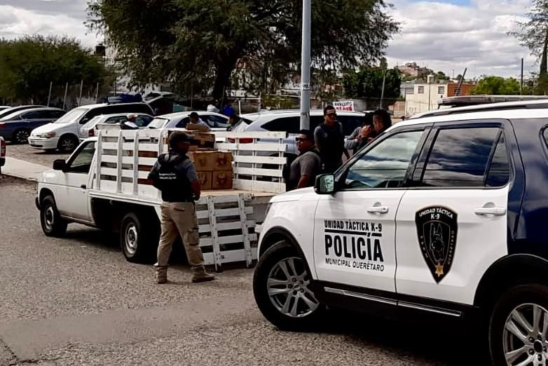 Operativos para retirar comercio informal del Centro Histórico de Querétaro
