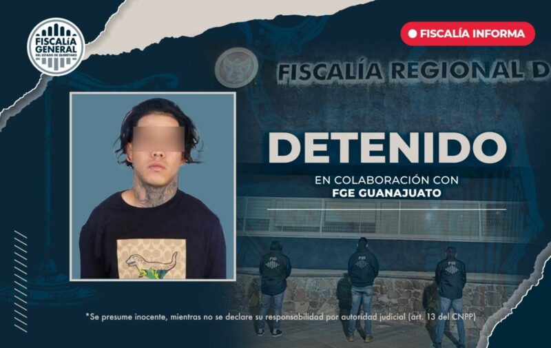 Detienen al presunto responsable del multihomicidio en Buenavista, Querétaro