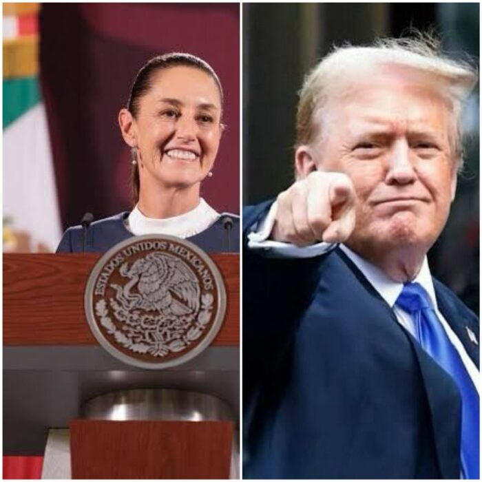 Trump amenaza a Sheinbaum con aranceles del 25% si no detiene el flujo de migrantes a solo un día de las elecciones en Estados Unidos