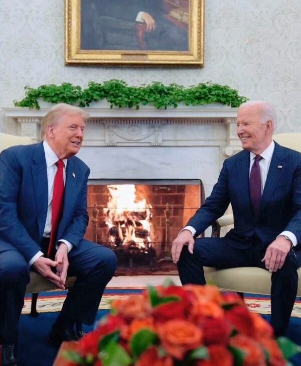Joe Biden recibe a Donald Trump en la Casa Blanca para la transición de poder