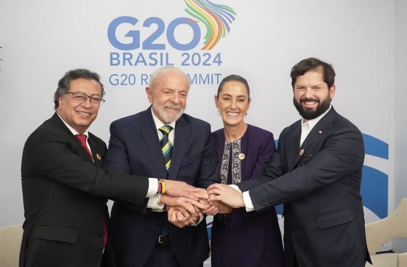 Claudia Sheinbaum propone destinar 1% del gasto militar a reforestación en el G20