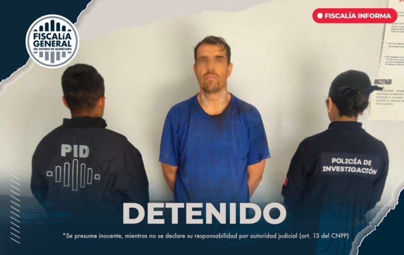 Capturan al presunto feminicida de Cerrito Colorado tras intensa búsqueda