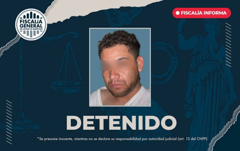 Detienen a presunto feminicida en Santa Rosa Jáuregui; víctima lucha por su vida