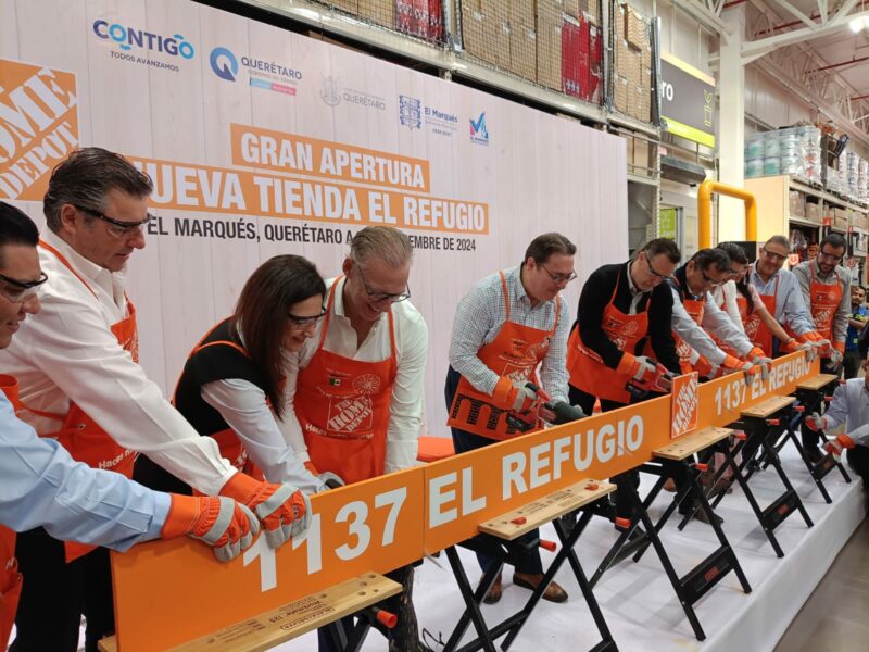 Home Depot inaugura su sexta tienda en Querétaro y genera más de 200 empleos