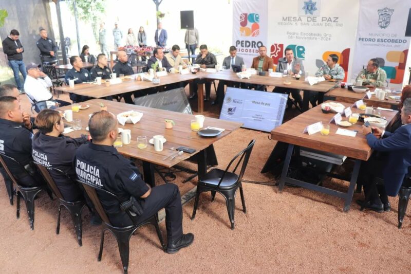 Alcaldes de la Región V se unen para fortalecer la seguridad en Querétaro