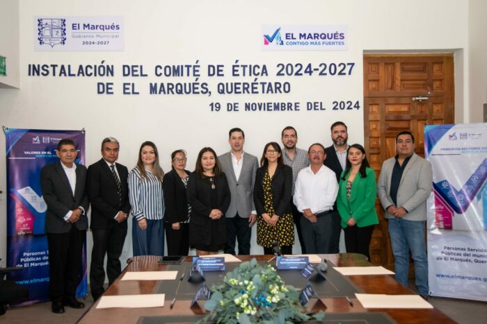 Rodrigo Monsalvo encabeza instalación del Comité de Ética 2024-2027 en El Marqués
