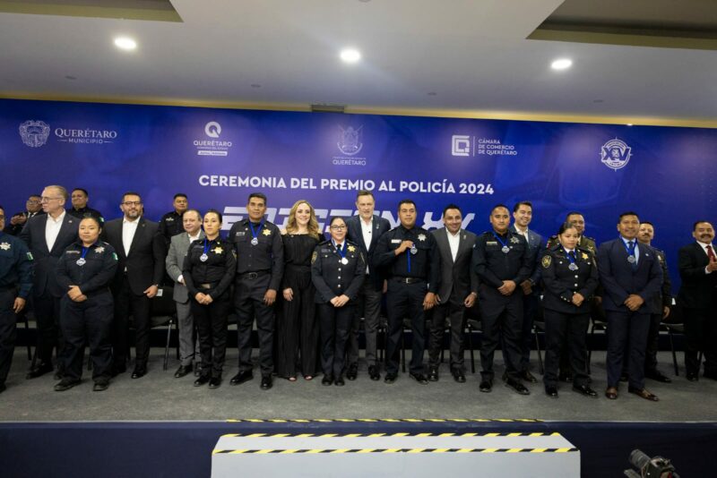 Rogelio Trejo Ramírez es nombrado Policía del Año en Querétaro
