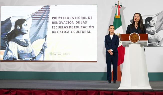 México apuesta por la cultura: Anuncian millonaria inversión para revitalizar escuelas de arte en México