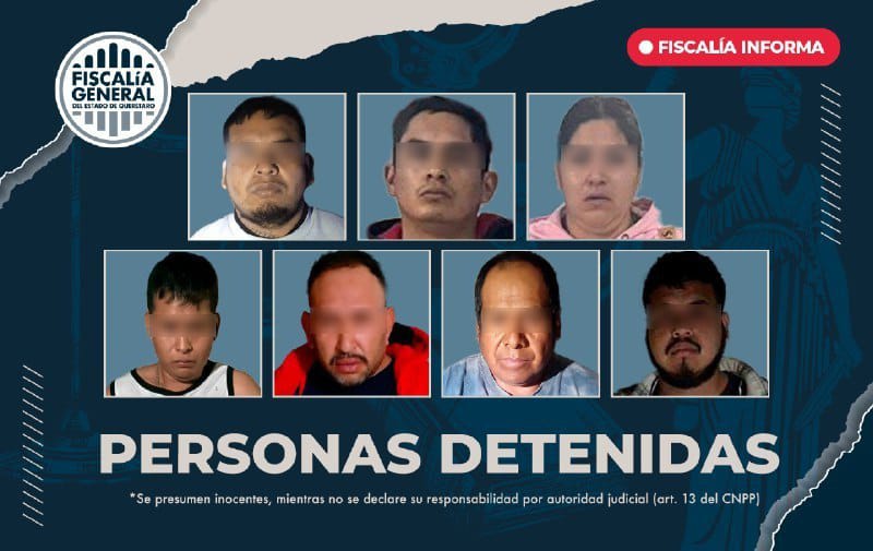 Detienen a siete en operativo contra el narcomenudeo en La Lira Pedro Escobedo