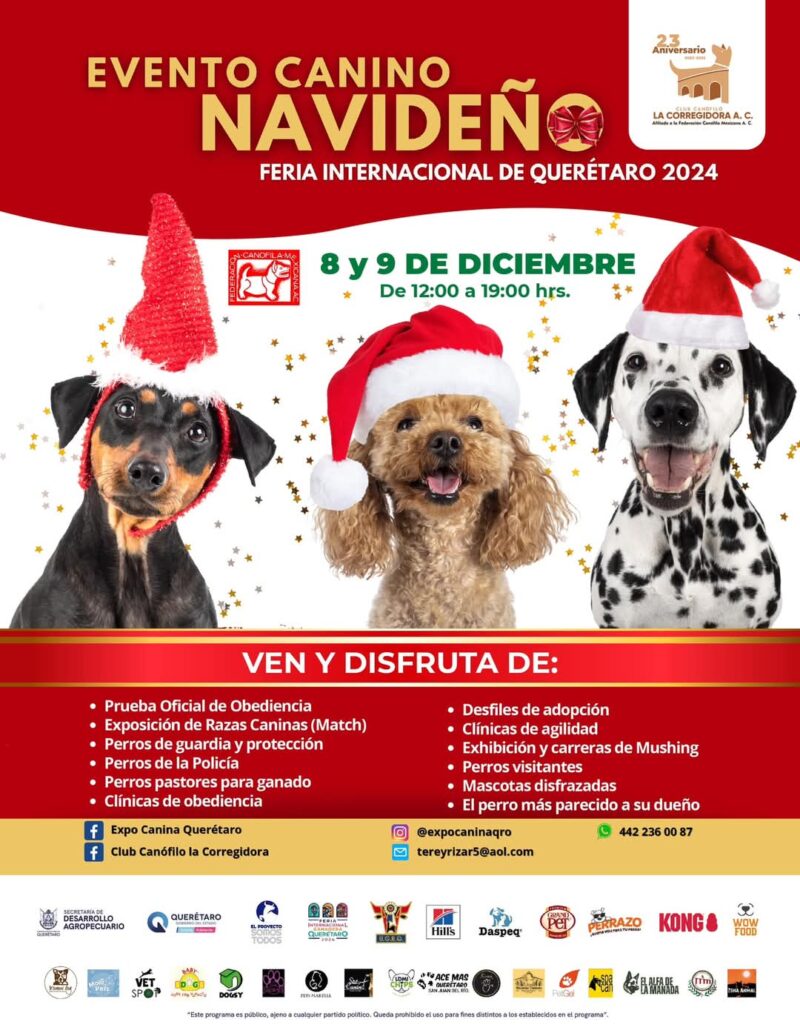 ¡La FIGQ se llena de alegría! Evento Canino Navideño para toda la familia