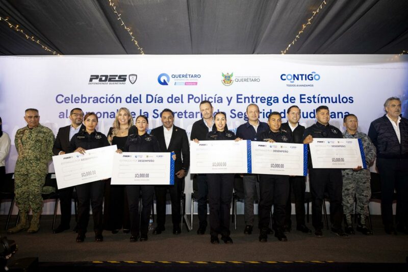 Mauricio Kuri reconoce la labor heroica de la Policía Estatal de Querétaro