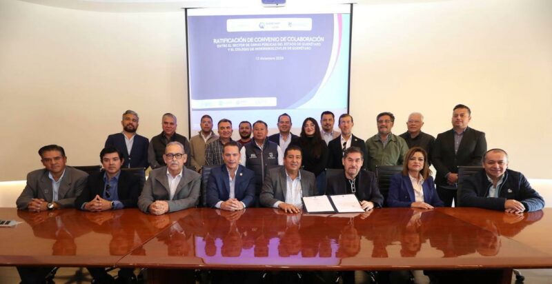 SDUOP y CICQ unen fuerzas para impulsar la obra pública en Querétaro