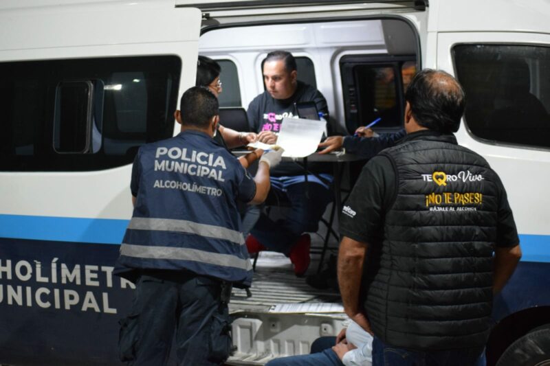 ¡Atención conductores! Continúa operativo alcoholímetro en Querétaro durante las posadas