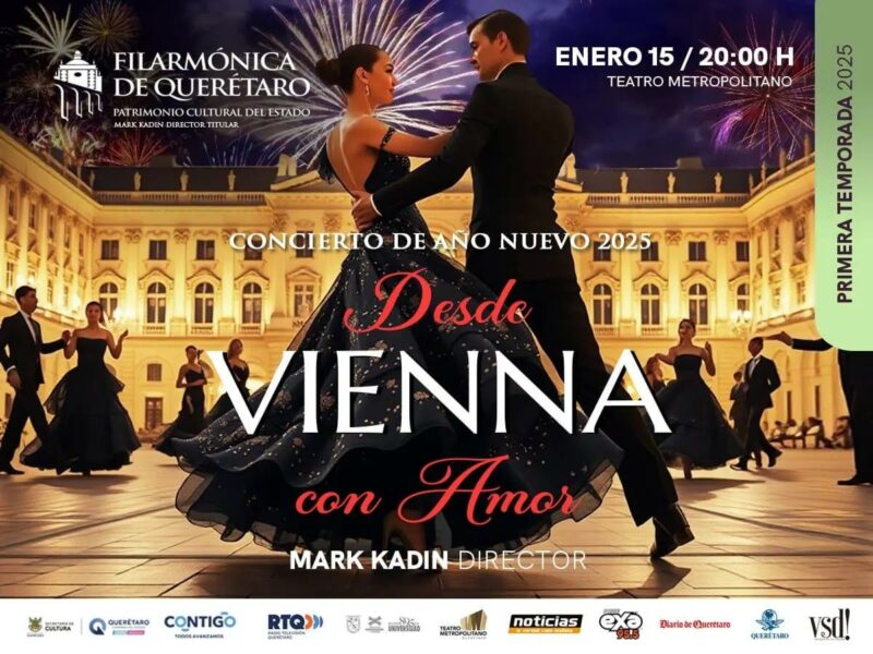 ¡Viena llega a Querétaro! La Orquesta Filarmónica del Estado inicia su temporada con una velada musical llena de tradición y elegancia