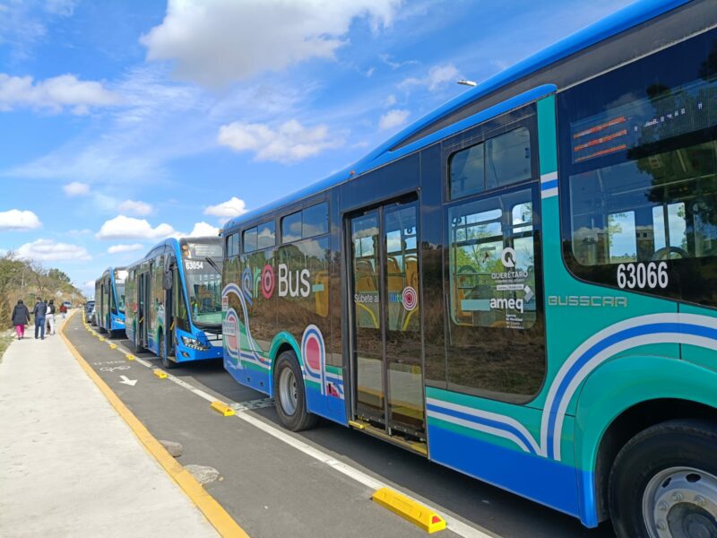 Inicia Operaciones la Ruta 15 del Transporte Público en Querétaro
