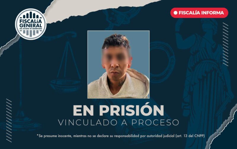 Vinculan a proceso a presunto homicida en El Marqués; víctima fue calcinada