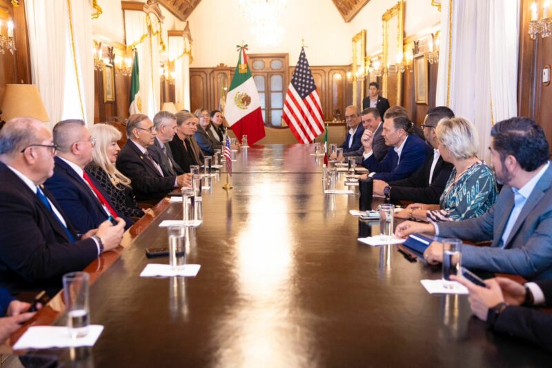 Querétaro y Laredo Texas estrechan lazos para impulsar el desarrollo económico y la seguridad