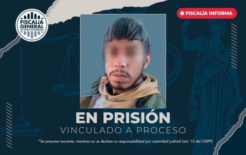 Resuelven homicidio en Santa Rosa Jáuregui detenido y vinculado a proceso