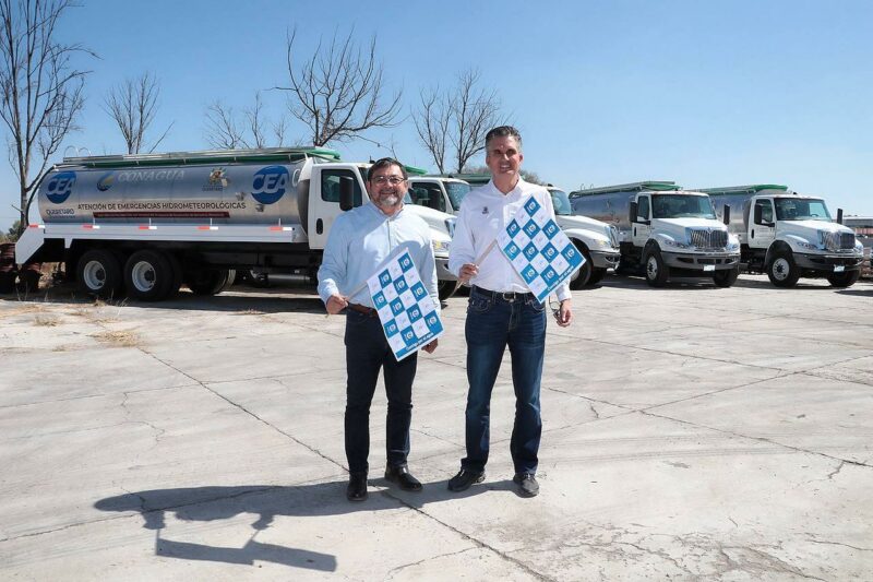 La CEA amplía su flota de nuevas pipas para garantizar el abasto de agua en el estado