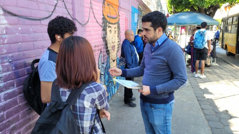 Agustín Dorantes intensifica recolección de firmas para la Tarifa Unidos en San Juan del Río