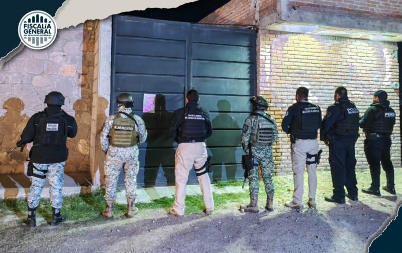 Megaoperativo en Querétaro 18 detenidos y armas aseguradas en 25 cateos simultáneos