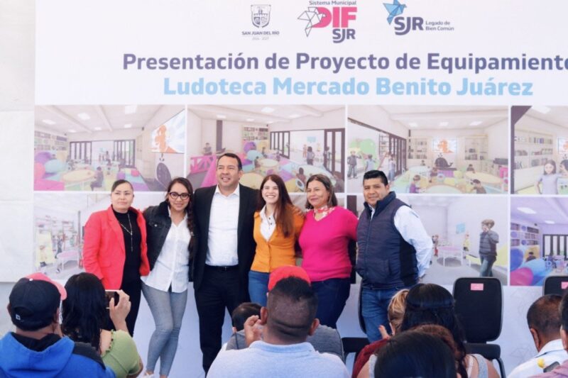 San Juan del Río estrena ludoteca en el Mercado Juárez un espacio para los más pequeños