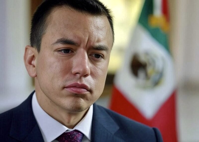 El presidente de Ecuador impone arancel del 27% a productos mexicanos