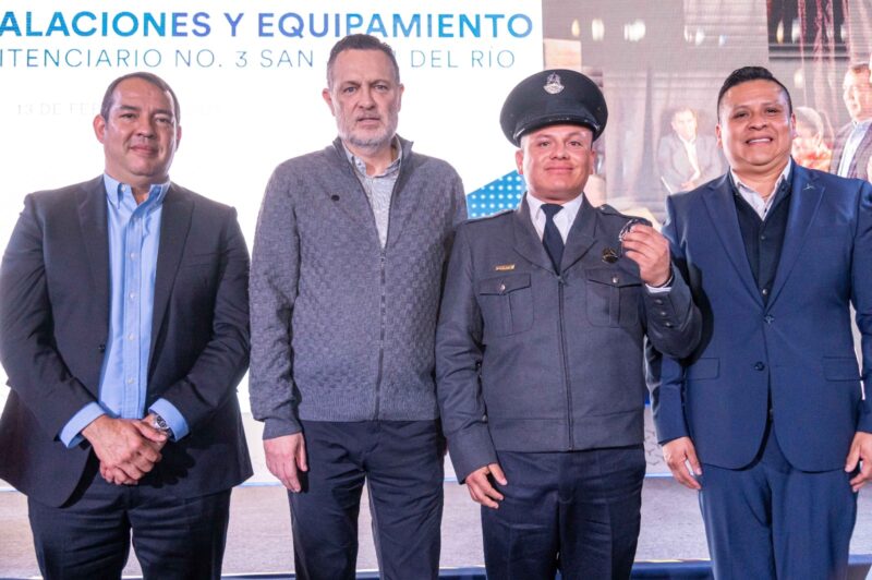 Mauricio Kuri entrega nuevas instalaciones para el Centro Penitenciario No. 3 de San Juan del Río