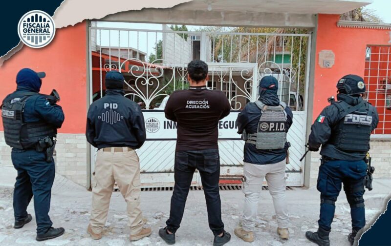 Cae el narcomenudeo en Cadereyta FGE realiza cateos y detiene a cuatro personas