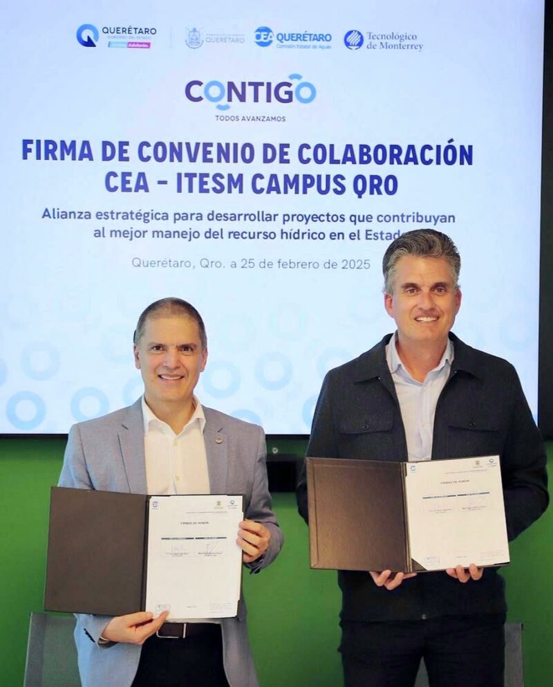 CEA e ITESM unen alianza estratégica para el manejo sostenible del agua