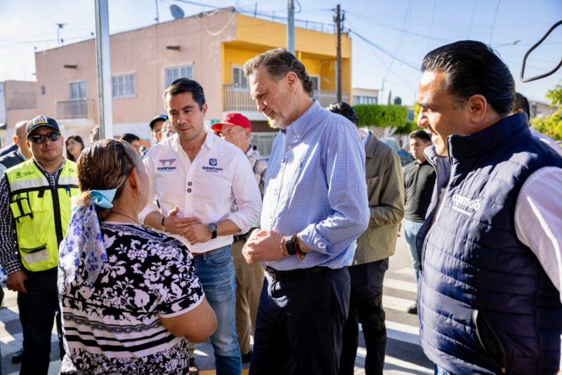 Kuri entrega obras de mejoras en movilidad y servicios en Lomas de Casa Blanca