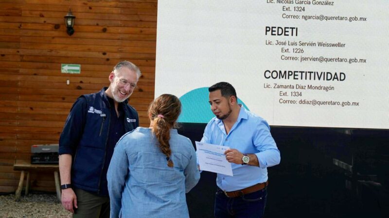 Marco del Prete impulsa el desarrollo económico de la Sierra Gorda con nuevos apoyos