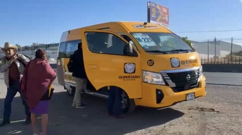Movilidad gratuita arranca transporte comunitario en Santa Rosa Jáuregui