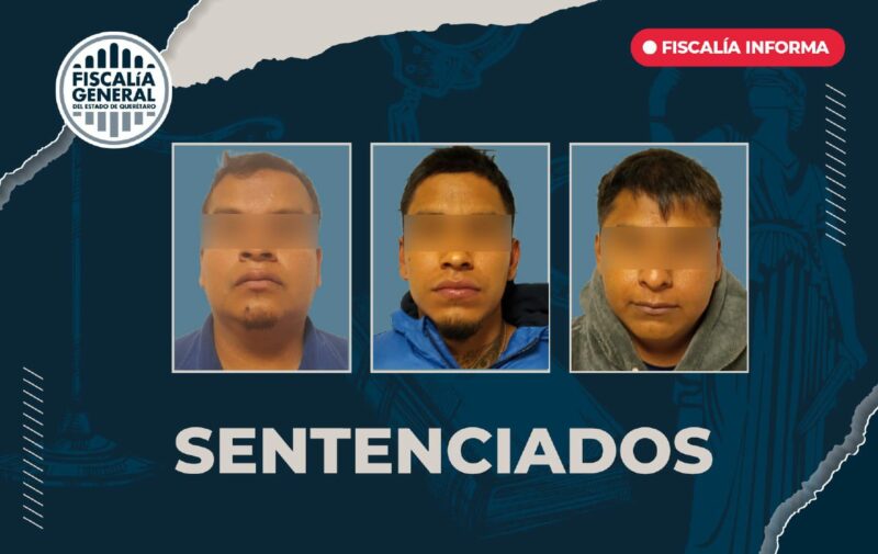 FGE obtiene sentencia condenan a prisión a tres por homicidio en San Juan del Río