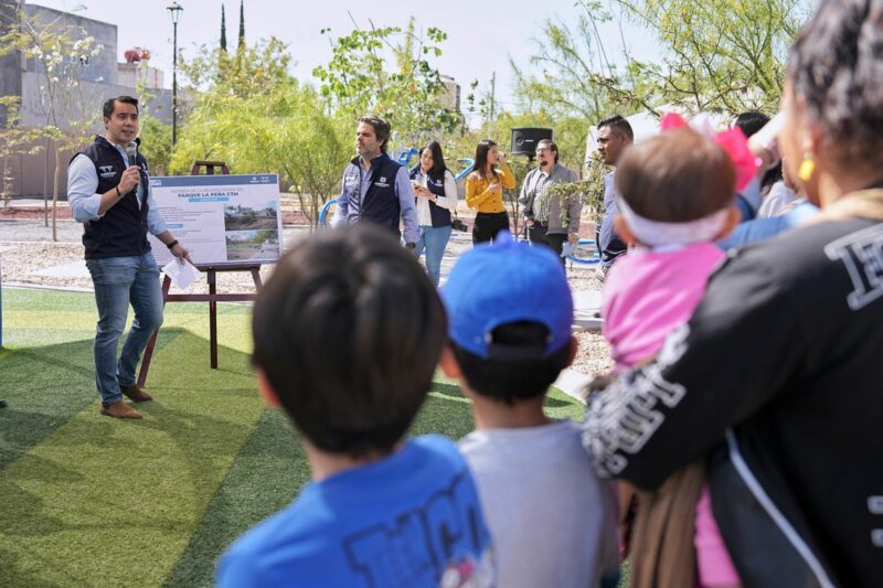 Más espacios seguros Felifer Macías entrega rehabilitación del Parque La Peña CTM