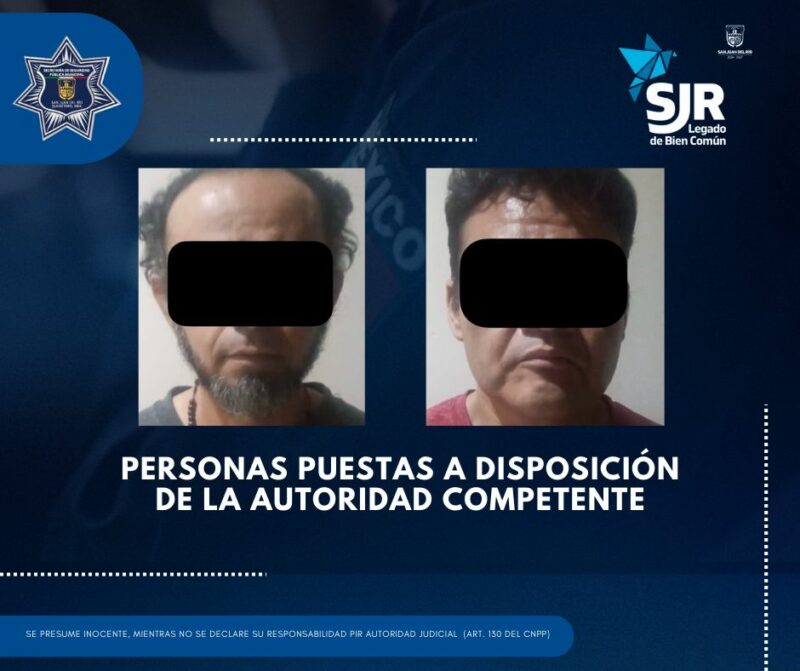 Intentaron sobornar a la policía detienen a dos hombres con droga y vehículo alterado en San Juan del Río