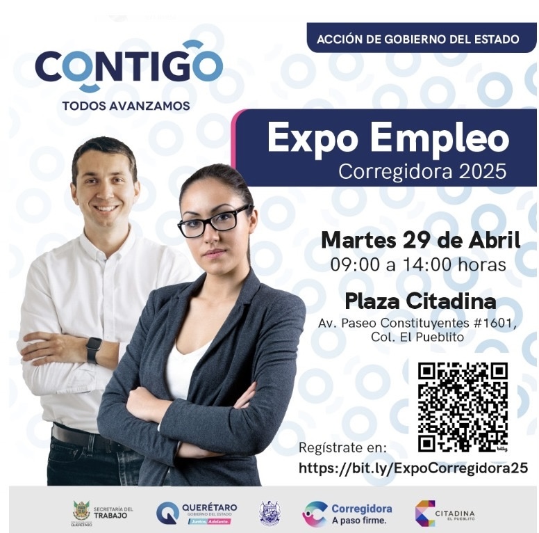 Tu nuevo empleo te espera Más de mil vacantes en la Expo Empleo Corregidora