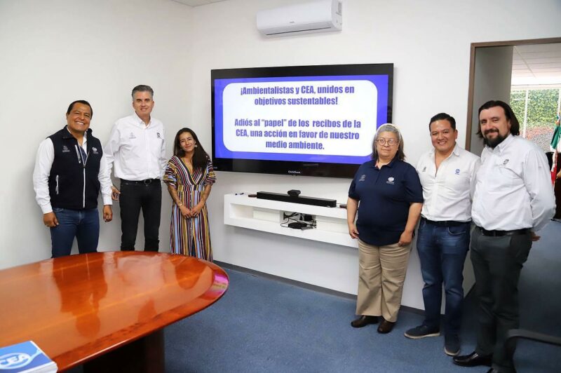 Querétaro se digitaliza CEA y ambientalistas impulsan recibo digital y siembran árboles