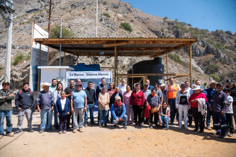 Agua para todos Kuri cumple compromiso histórico y entrega sistema independiente de agua en La Blanca-Maconí