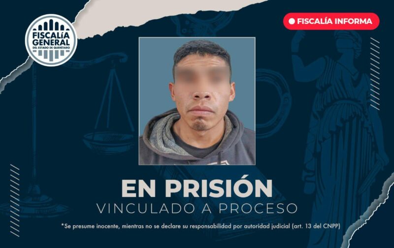Cae asaltante FGE vincula a proceso a ladrón de vehículo con violencia en Colón