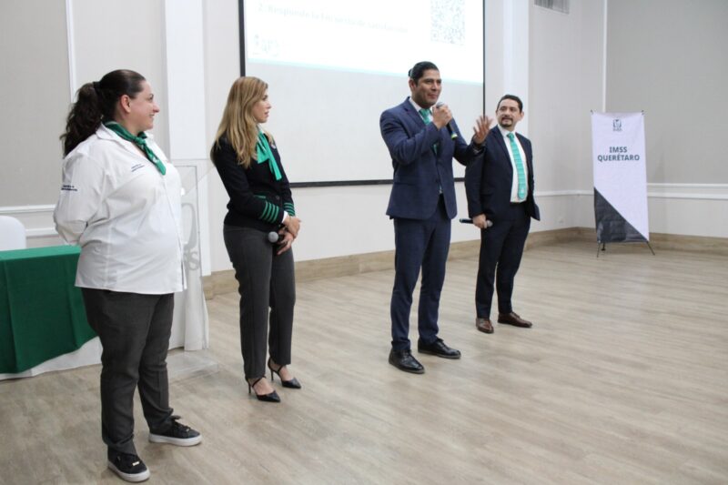 Derechohabientes primero IMSS Querétaro refuerza el buen trato con capacitación especializada