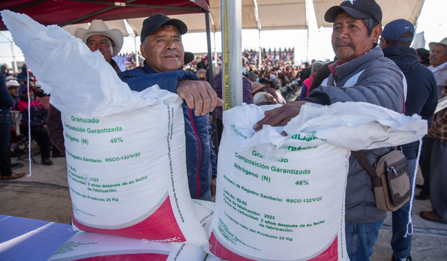 AGRICULTURA lanza convocatoria para supervisar fertilizantes para el Bienestar